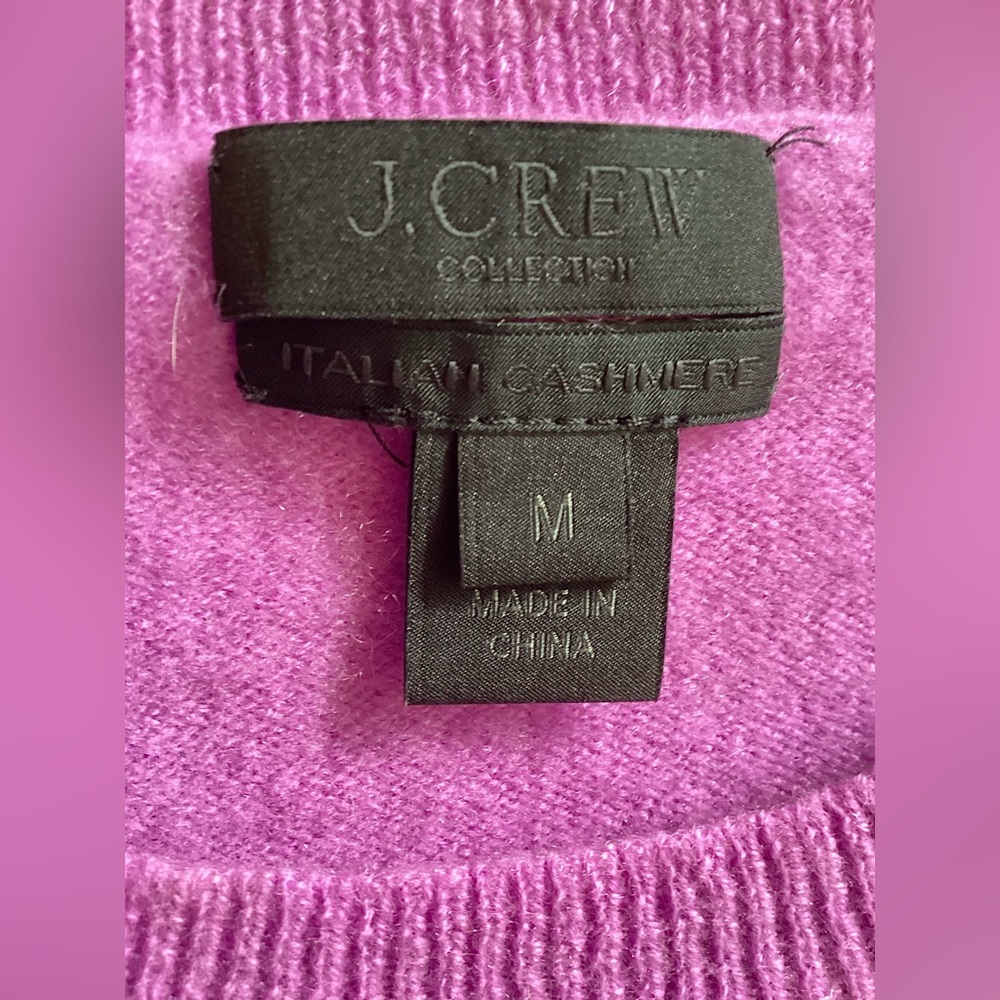 NWT J.CREW 100%Cashmere Sweater. M - Picture 14 of 14
